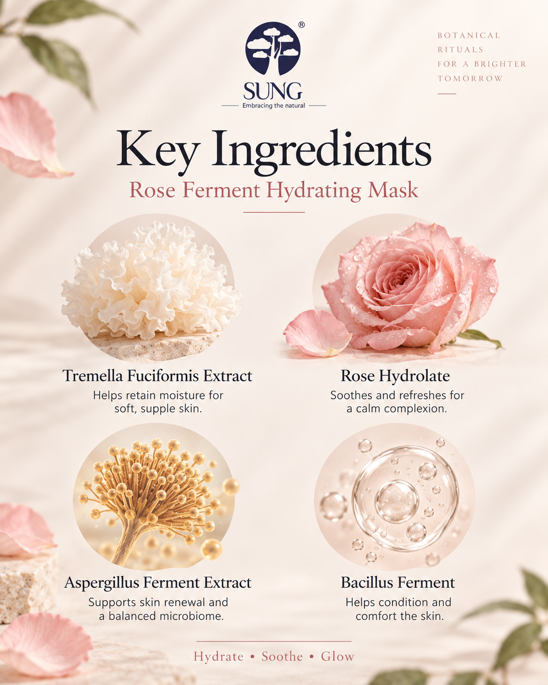 Rose Ferment Hydrating Face Mask - Image 2